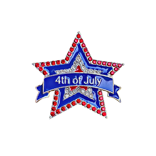 4th of July | Magnetic Brooch Pin