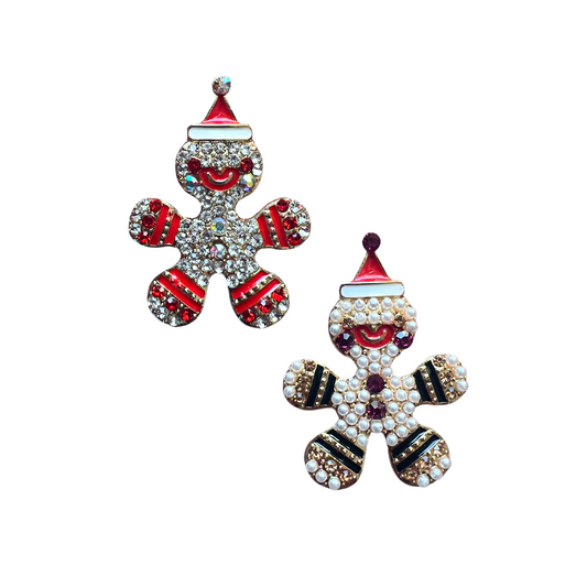 Gingerbread Dudes | Magnetic Brooch Pin