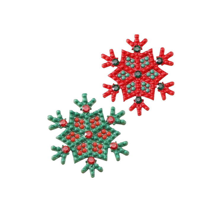 Christmas Snowflake | Magnetic Brooch Pin