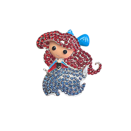 Mermaid Princess | Magnetic Brooch Pin
