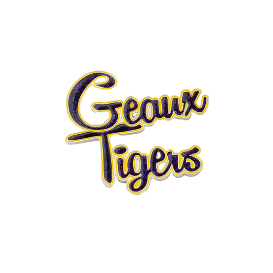 Geaux Tigers | Magnetic Brooch Pin