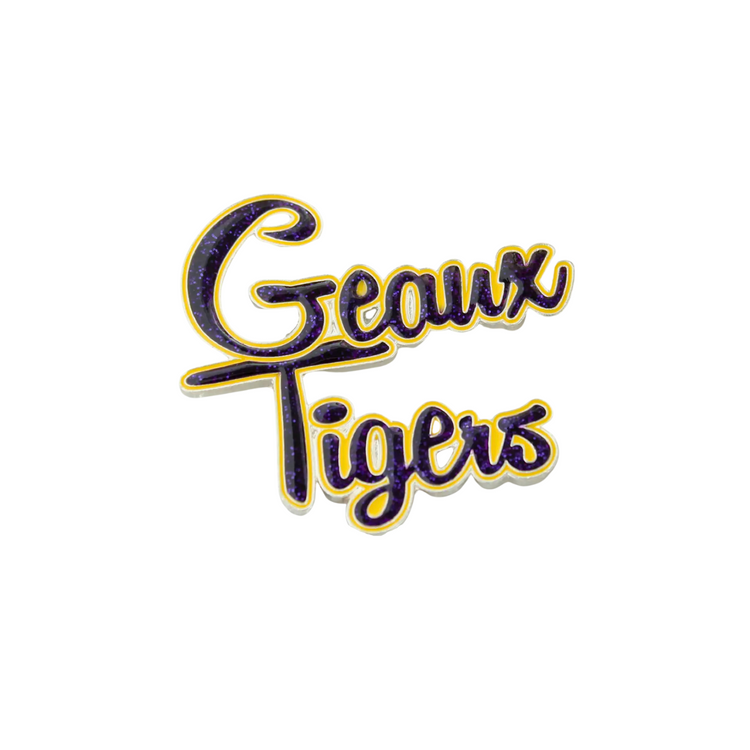 Geaux Tigers | Magnetic Brooch Pin