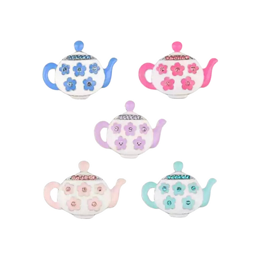 Pretty Teapot | Magnetic Brooch Pin