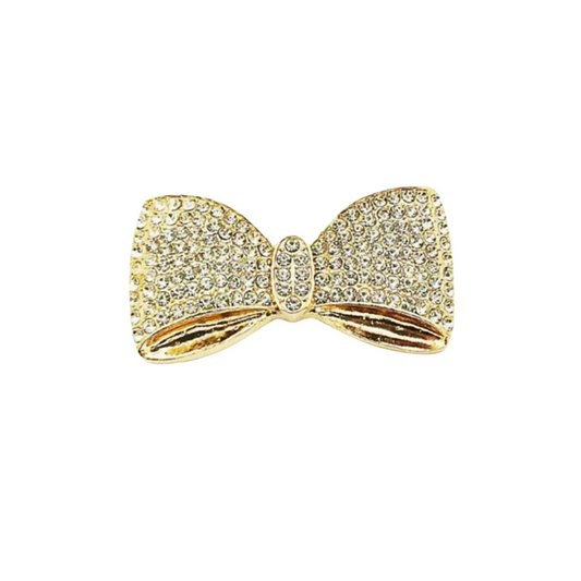Gold Bow | Magnetic Brooch Pin