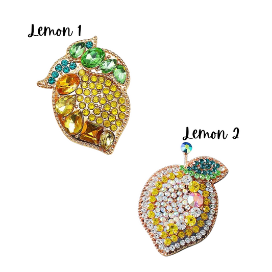 Lemon Wedge | Magnetic Brooch Pin