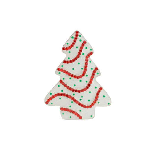 Christmas Tree Cake | Magnetic Brooch Pin