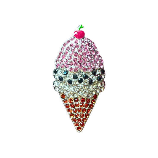 Ice Cream | Magnetic Brooch Pin
