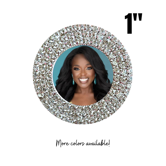 Triple Stones 1" Custom | Magnetic Brooch Pin