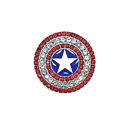 America Shield | Magnetic Brooch Pin