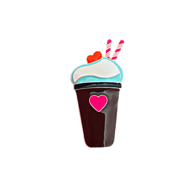 Hot Cocoa Tumbler | Magnetic Brooch Pin
