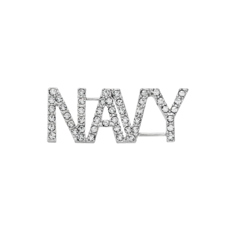 Navy | Magnetic Brooch Pin
