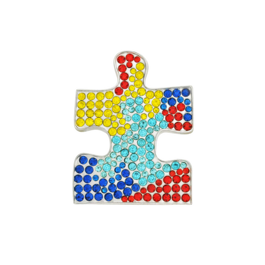 Autism Puzzle | Magnetic Brooch Pin