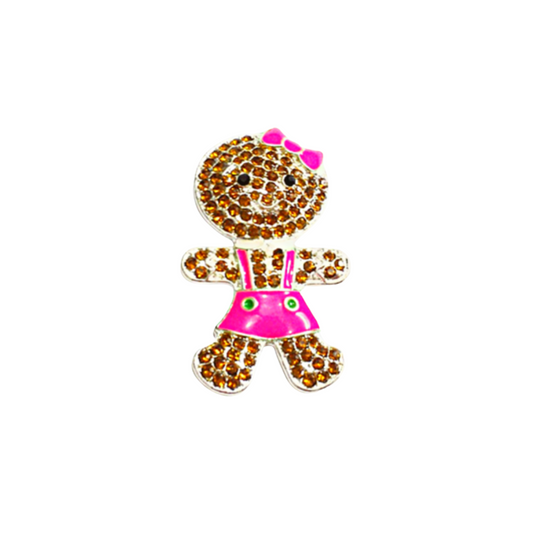 Gingerbread Lady | Magnetic Brooch Pin