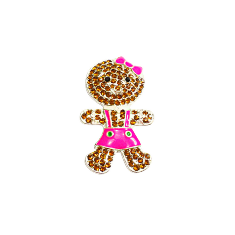 Gingerbread Lady | Magnetic Brooch Pin
