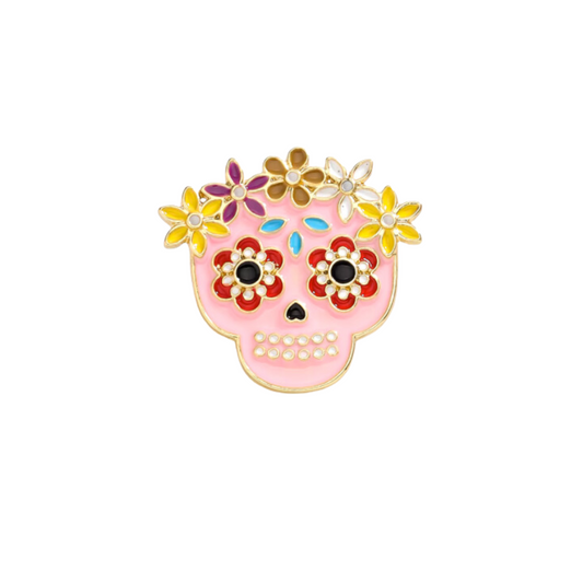 Sugar Skull | Magnetic Brooch Pin
