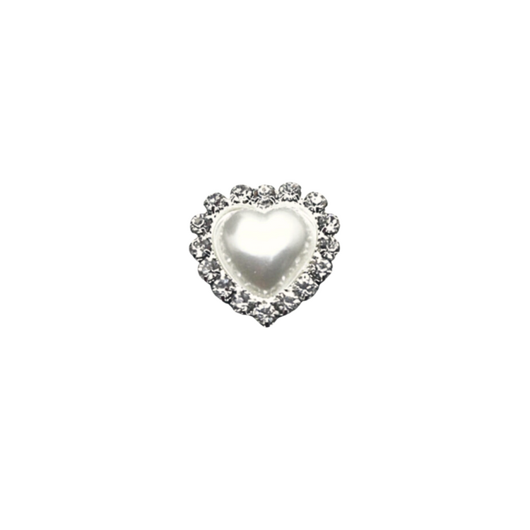 Pearl Heart Queen | Magnetic Brooch Pin