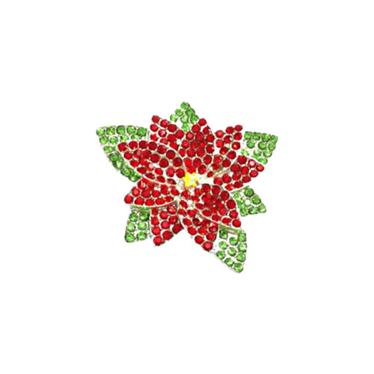Poinsettia | Magnetic Brooch Pin