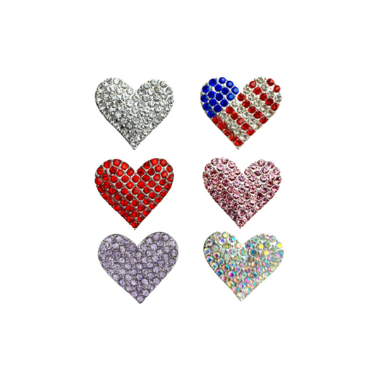 Bling Heart | Magnetic Brooch Pin