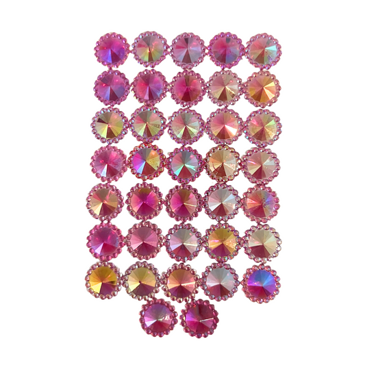 Lot of 37 Dark Pink | Magnetic Brooch Pin