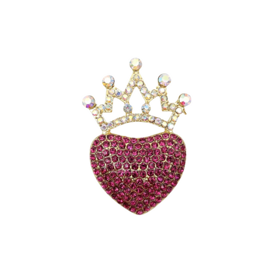 Heart Crown | Magnetic Brooch Pin