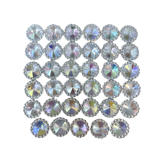 Lot of 35 Iridescent | Magnetic Brooch Pin