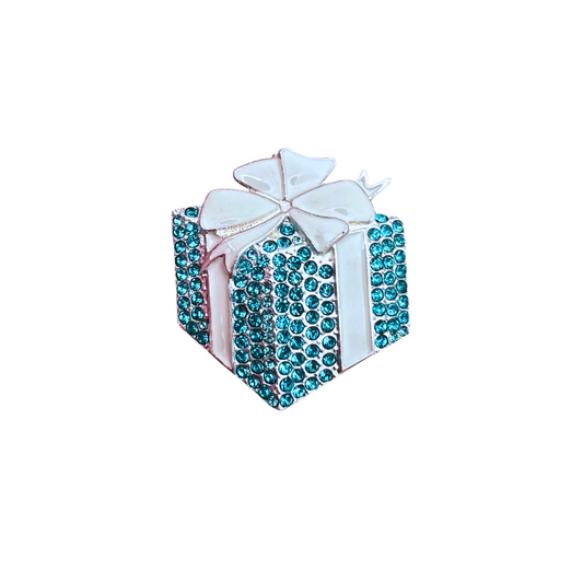 Blue Gift Box | Magnetic Brooch Pin