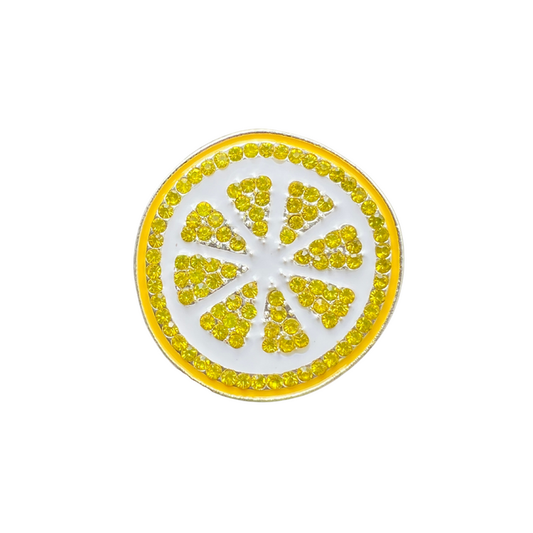 Lemon Slice | Magnetic Brooch Pin