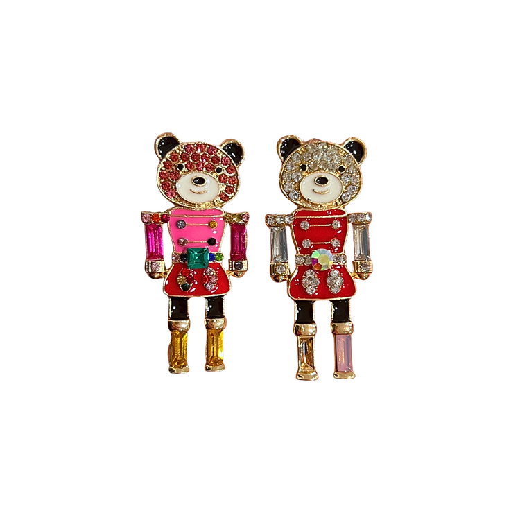 Bear Nutcracker | Magnetic Brooch Pin