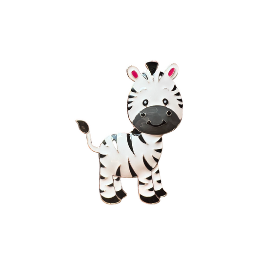 Cute Zebra | Magnetic Brooch Pin
