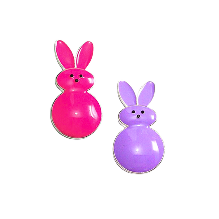 Marshmallow Bunny | Magnetic Brooch Pin