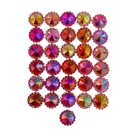 Lot of 31 Red | Magnetic Brooch Pin