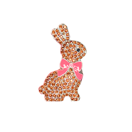 Chocolate Bunny | Magnetic Brooch Pin