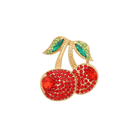 Cherries | Magnetic Brooch Pin