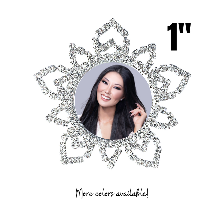 Sunshine 1" Custom | Magnetic Brooch Pin