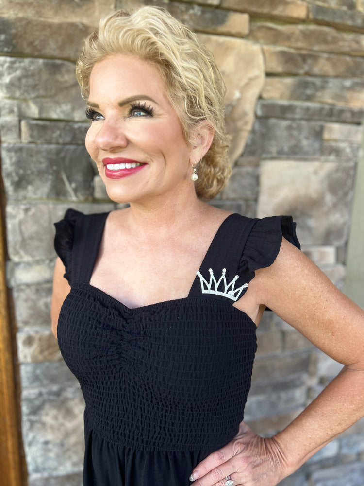 Mary Crown | Magnetic Brooch Pin