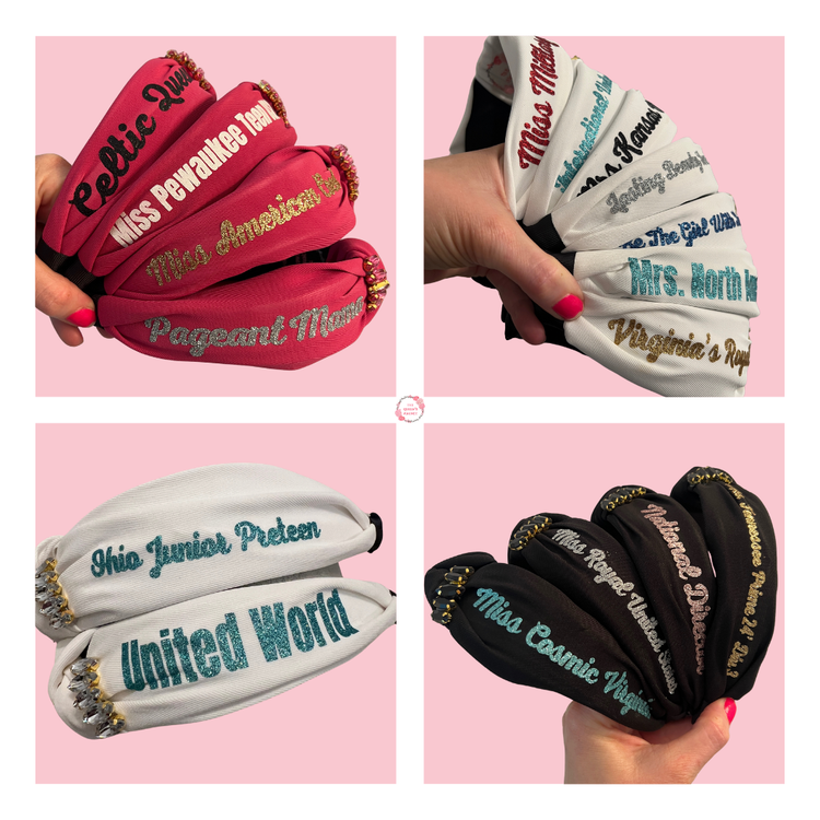 Personalized Title Headband