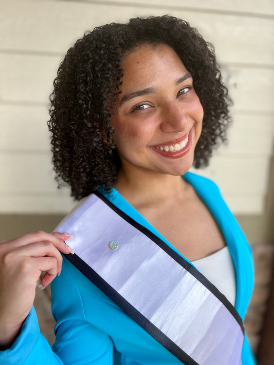 Icy Celestial | Magnetic Brooch Pin