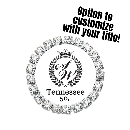 Ms. Senior World Pageants | Magnetic Brooch Pin