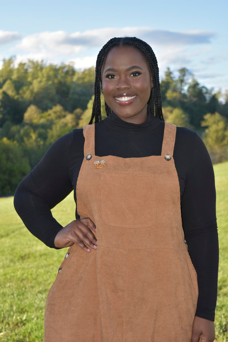 Bling Pumpkin | Magnetic Brooch Pin