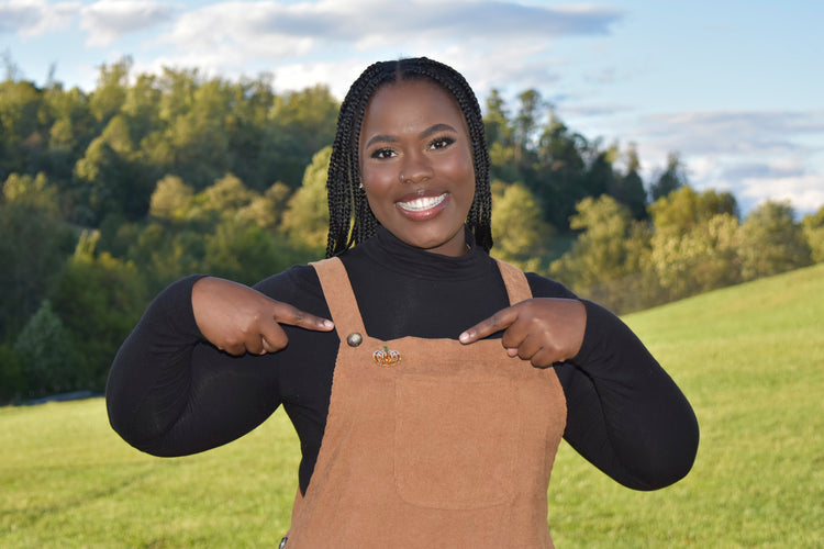 Bling Pumpkin | Magnetic Brooch Pin