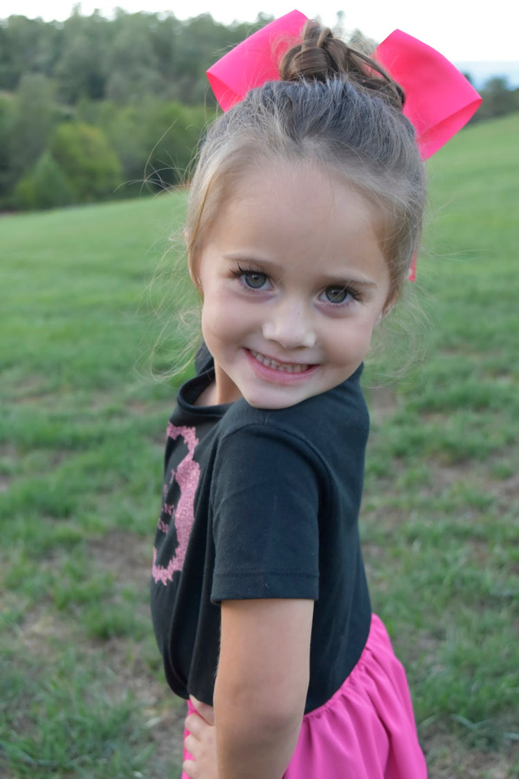 Personalized Title Hair Bow