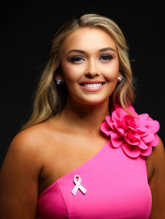 Purple Awareness Ribbon | Magnetic Brooch Pin