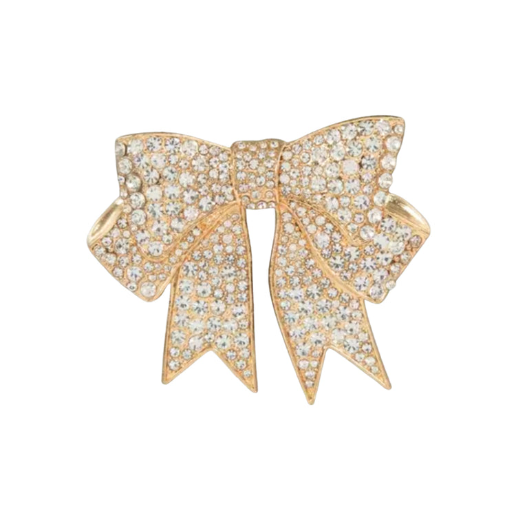 XL Gold Bow | Magnetic Brooch Pin