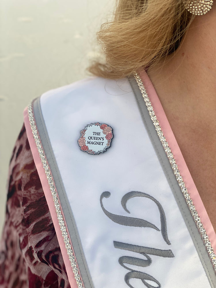 The Queen's Magnet Logo | Magnetic Brooch Pin