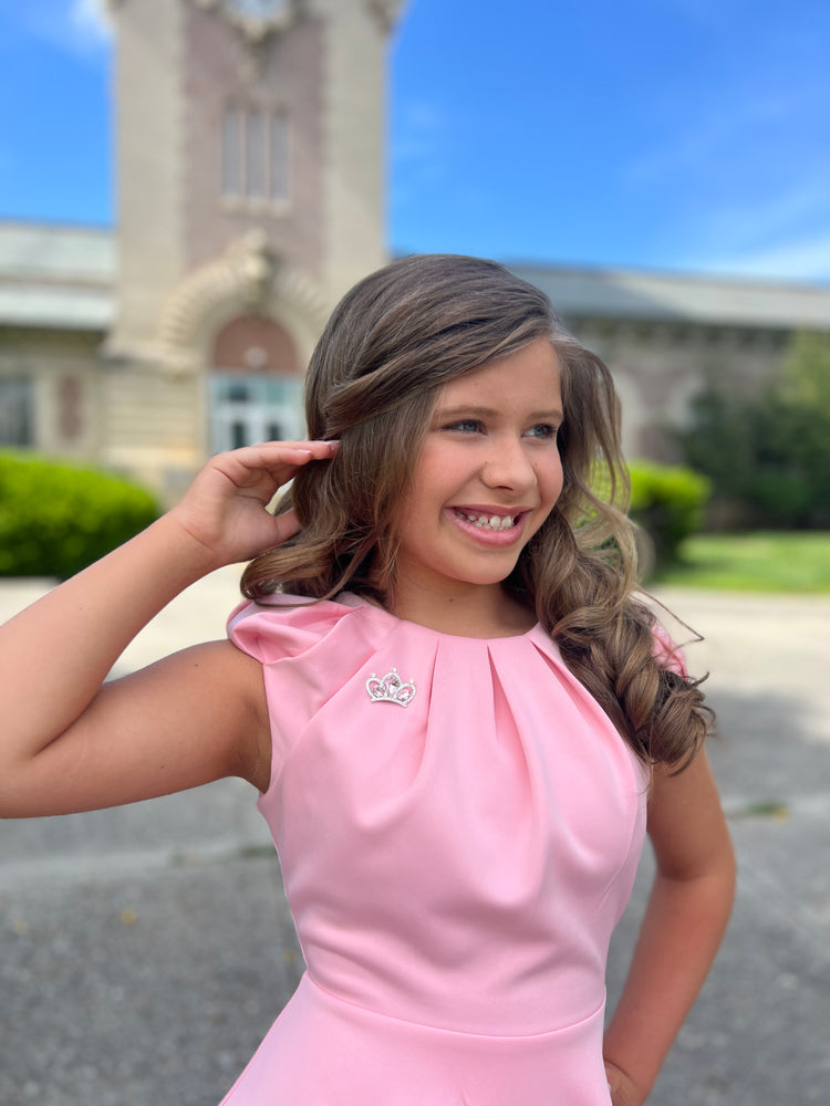 Eden Pink Crown | Magnetic Brooch Pin