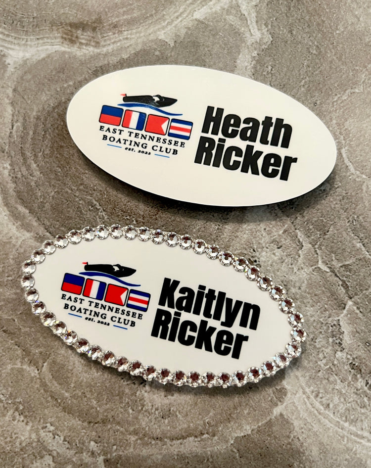 Magnetic Name Tag - East TN Boat Club