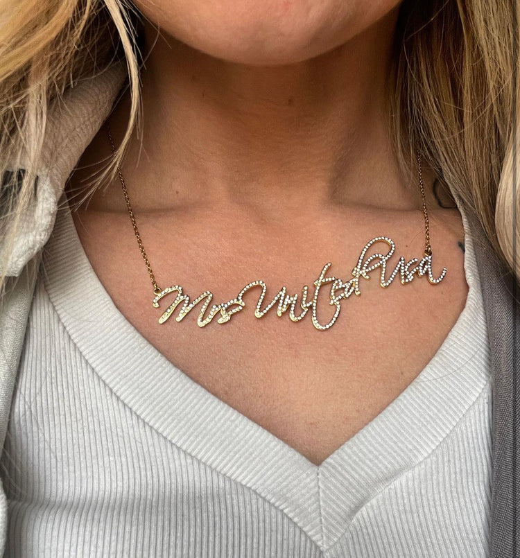 Custom Title Necklace
