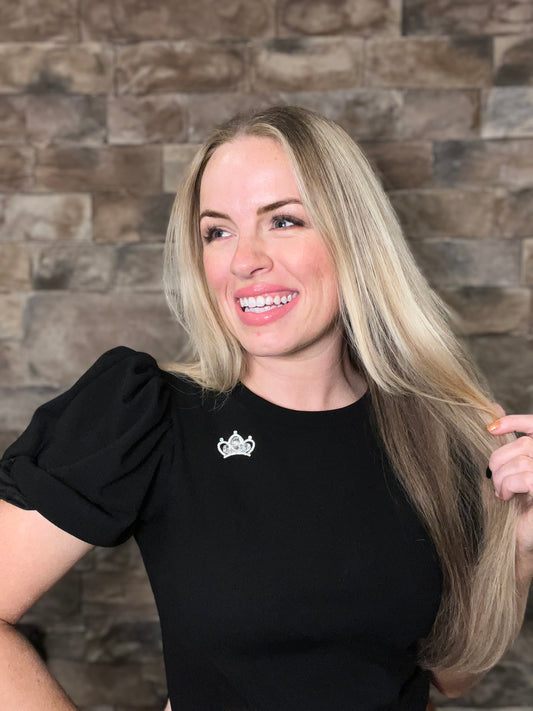 Eden Silver Crown | Magnetic Brooch Pin