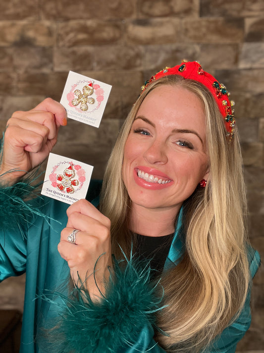 Gingerbread Dudes | Magnetic Brooch Pin