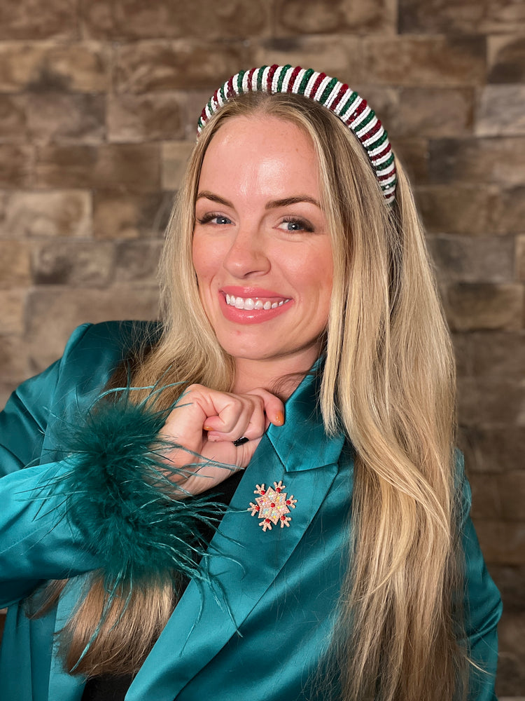 Rainbow Snowflake | Magnetic Brooch Pin